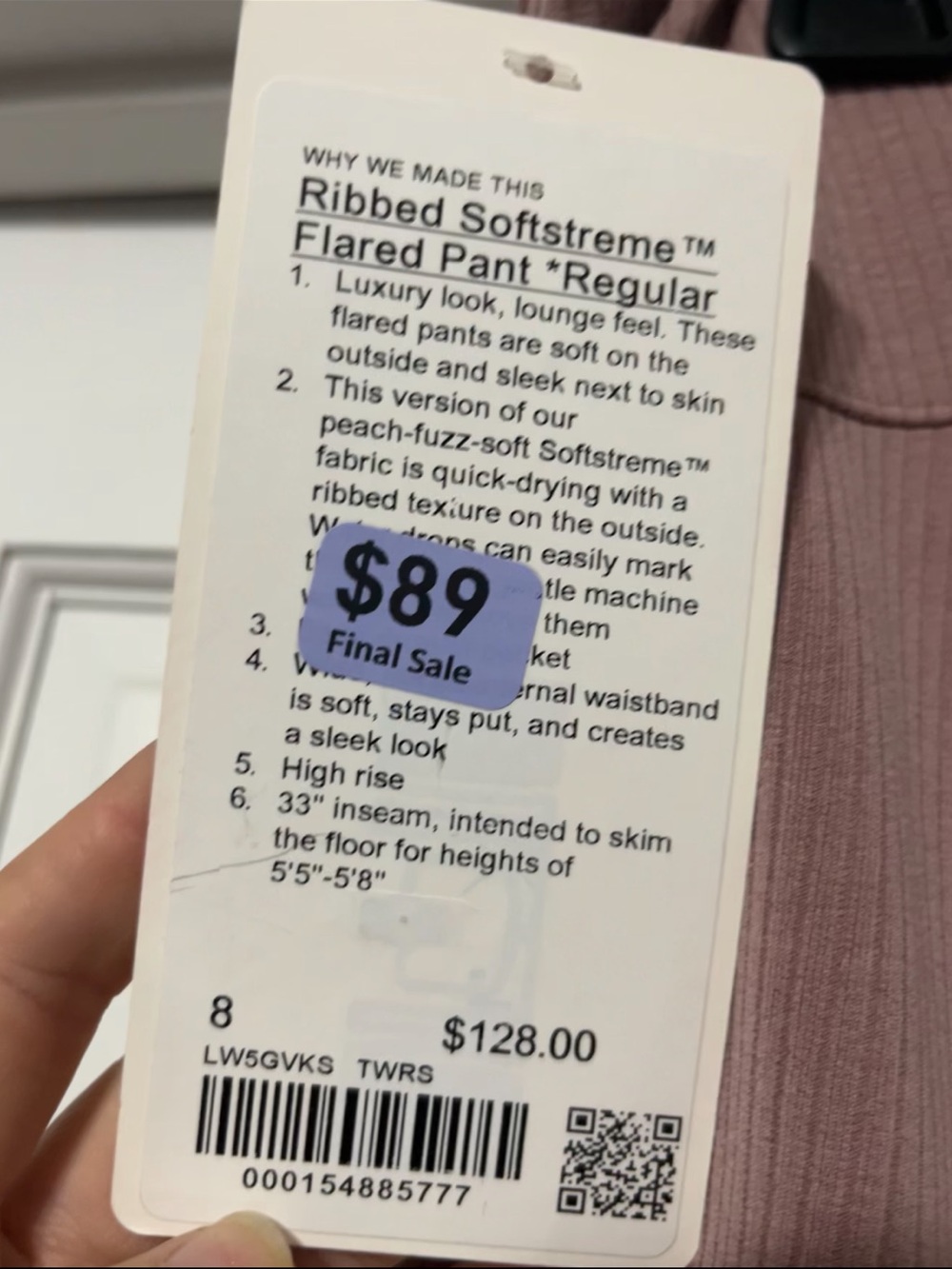 Lululemon Ribbed Softstreme flared pants - Picture 7 of 8